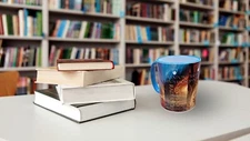 Price Reduced! Bookseries coffee mug, Brandon Sanderson mug, gift mug