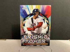 2021 MLB Topps Chrome Baseball Rafael Devers #PP-12 Prismic Power Insert Card