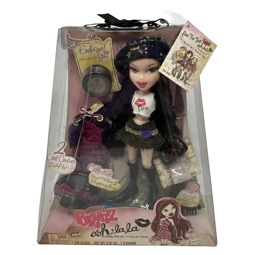 BRATZ Ooh La La Kumi Doll Cool Outfits Collectable Travel Hat Box & Bags 2005
