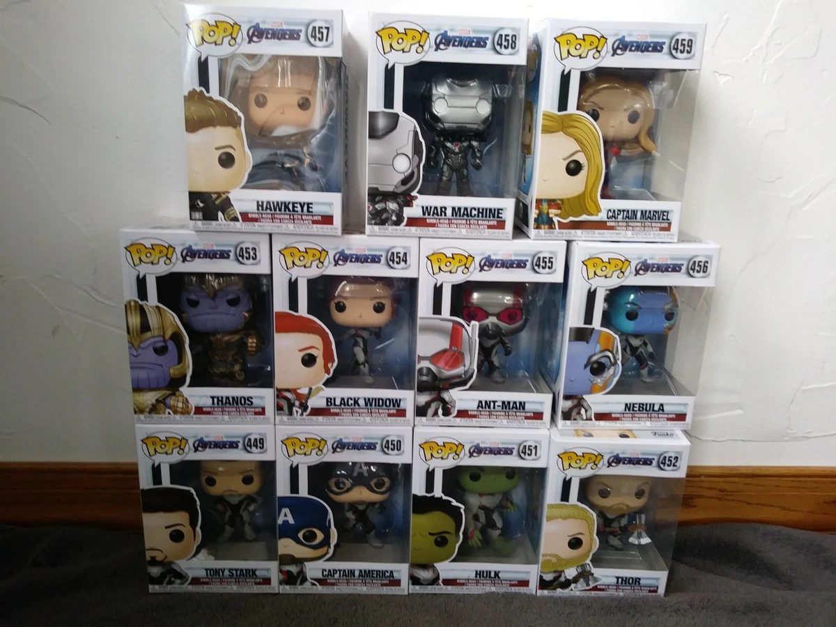 Funco Pop Full Set Of Marvel Avengers. #449 - 459