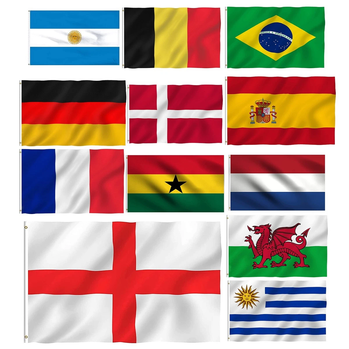 Bandera Bélgica 1,50mt X90cm - $ 420,00 en Mercado Libre