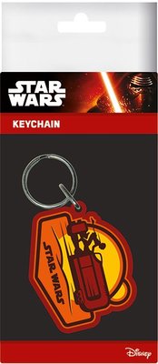 Gummi Schlüsselanhänger STAR WARS 7 - Rey Speeder - Force Awakens Rubber Keyring