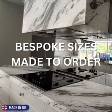 Bespoke Polished Stainless Steel Splashback - Large Custom Sizes Up to 1200mm