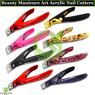 Beautician Manicure Acrylic Nail Tip Cutter False Artificial Fake Nail Clipper