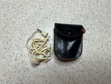 Vintage Transistor Radio Mono Earphone Earbud Ear Piece Made in Japan With Case