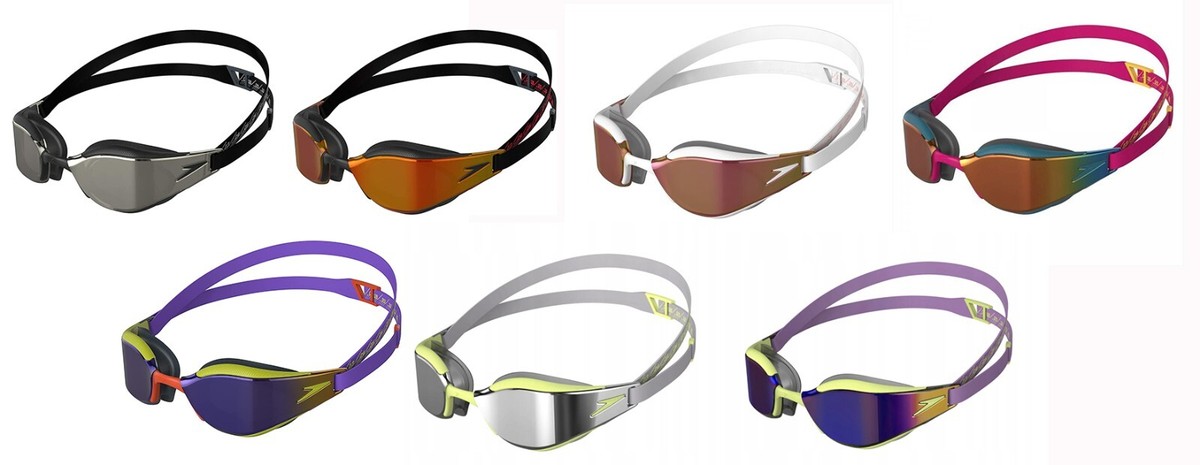 Lunettes De Natation Speedo Fastskin Hyper Elite Enfant - Compétition, Joint IQfit 3D - 1 Paire