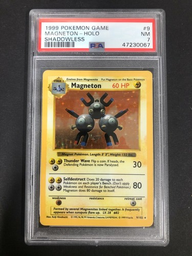 Magneton (Shadowless) graded PSA 7 for sale on eBay