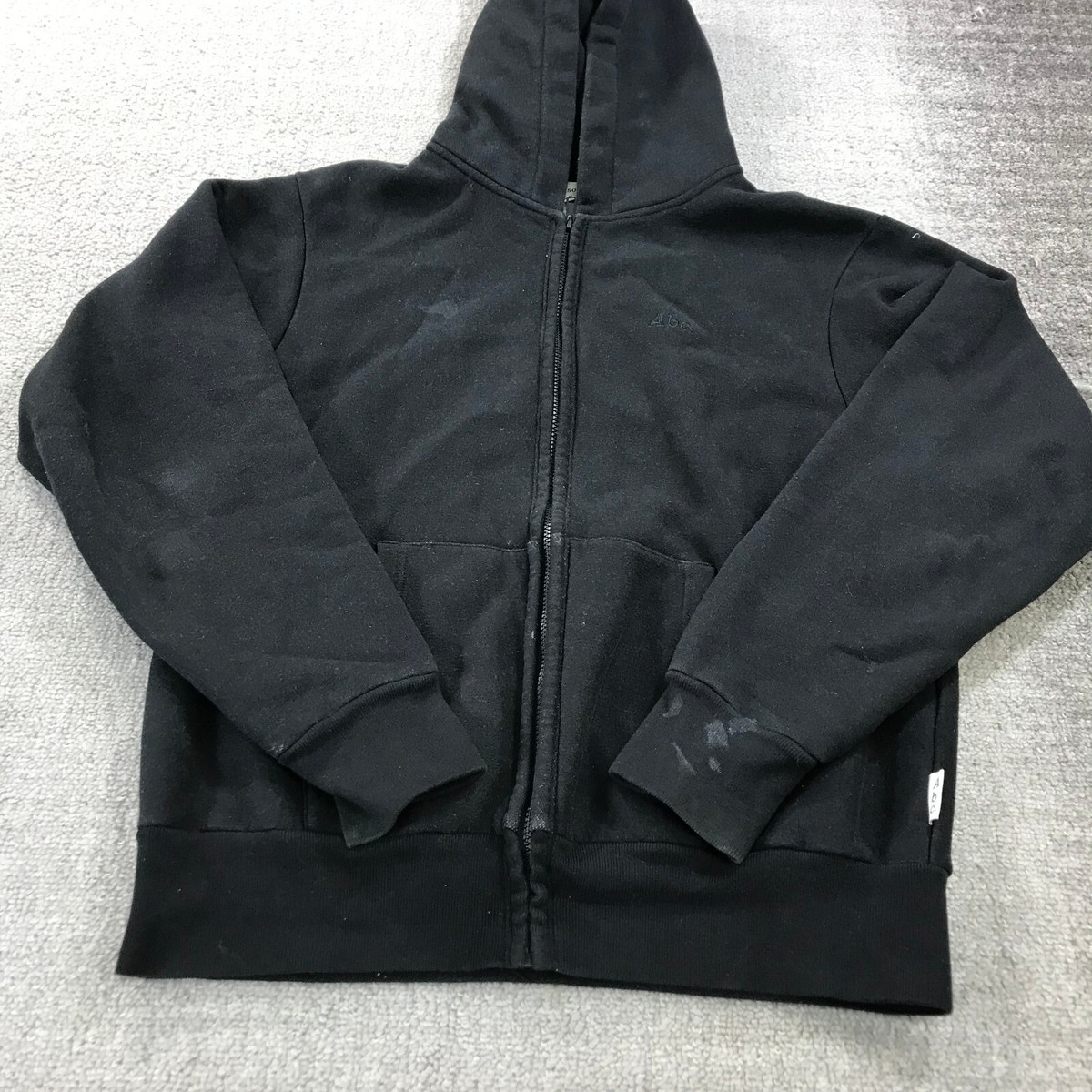 【CPGN STUDIO】23FW★ Prologo Snap Slit Hood Charcoal Box Logo Hoodie – Spacestation Gaming