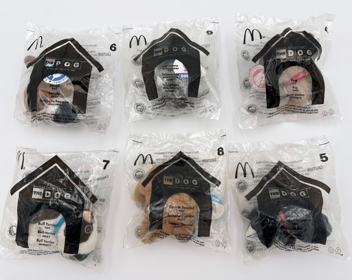 McDonald's 'The Dog' Artlist Collection LOT OF DIFFERENT DOGS ** NEW  SEALED
