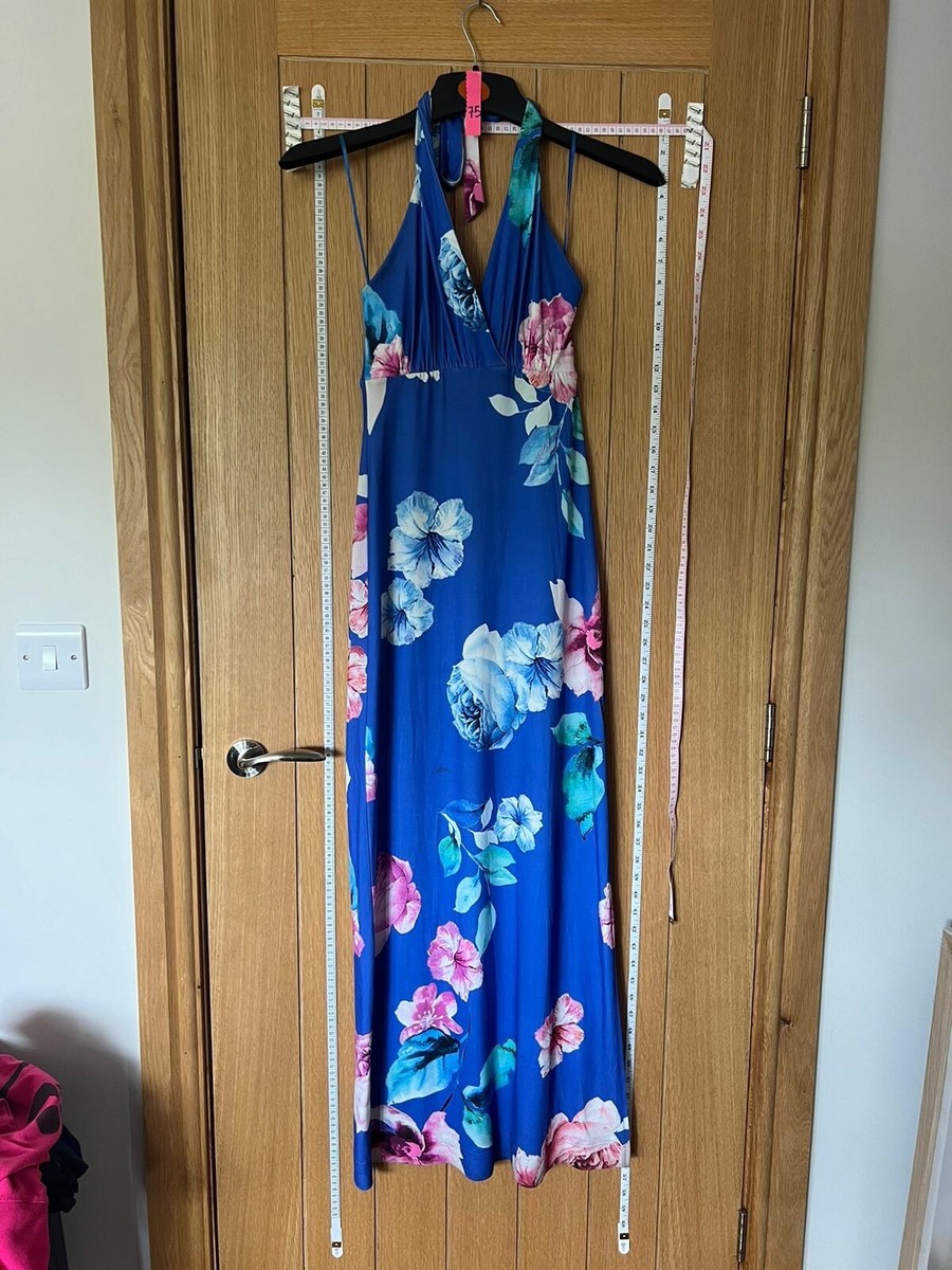 knee length dresses for ladies Millà Women's Strapless Maxi Dress With-Flowered Patte - Purple main image 1