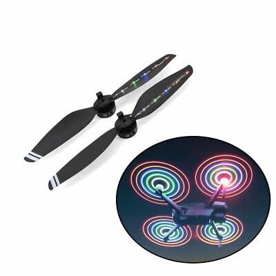 Night Flight LED Flash Propeller Props Blade Paddle for DJI Mavic