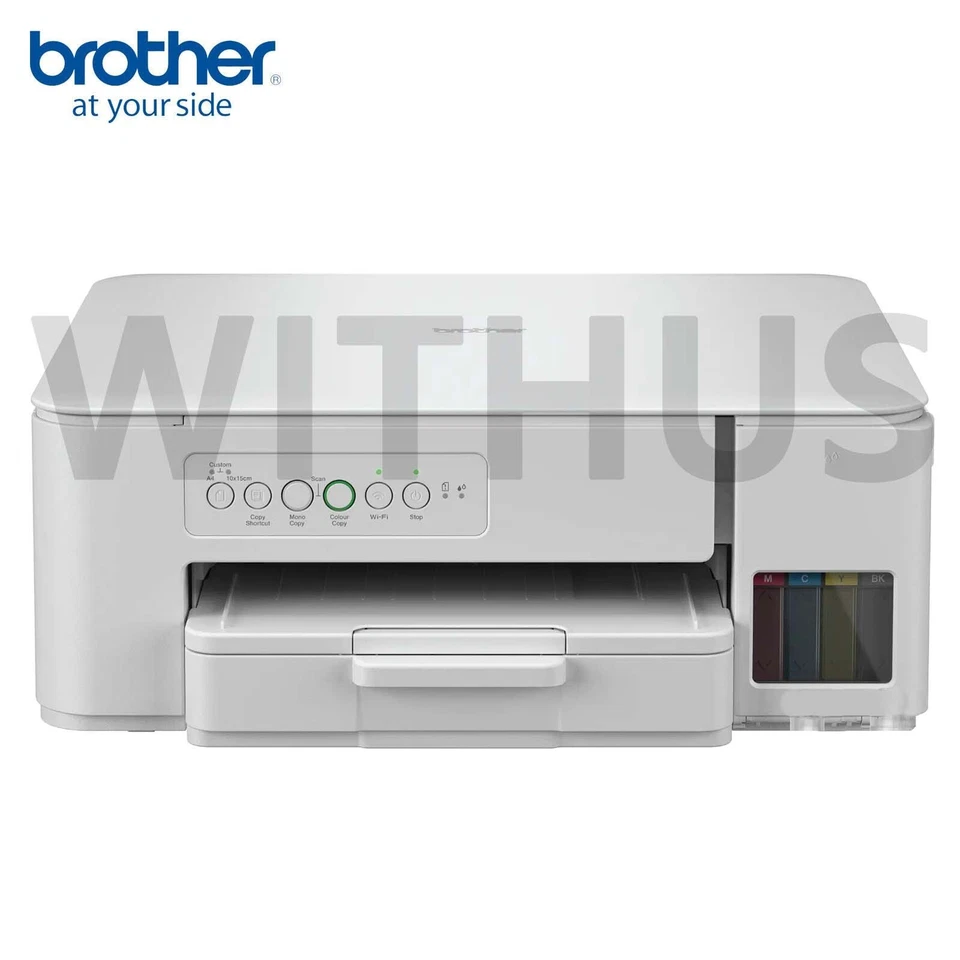 Brother DCP-T436W Wireless All-in-One Ink Tank Printer Print/Scan/Copy White= - Image 2 of 4