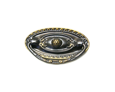 #ad Drawer Pull For Dresser Chest Vanity Colonial Revival Antique Brass $7.98