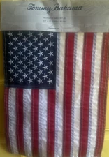 Tommy Bahama American Garden Flag  Americana  Patriotic 18" X 12.5" New