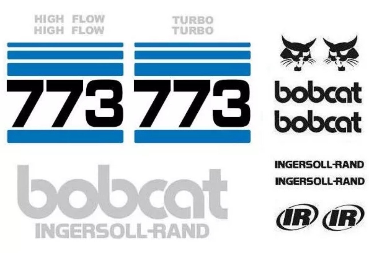 Bobcat 773 Skid Steer Full Decal Sticker Kit for Original Look O3L