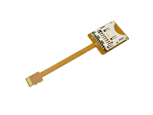 Adaptateur carte SD vers microSD - Nappe souple - Longueur 120mm