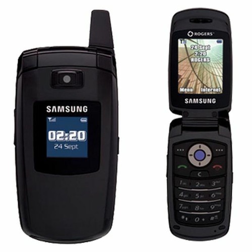 SAMSUNG SGHC417 GSM 2G ONLY FLIP FLOP BLACK MOBILE CELLULAR POCKET