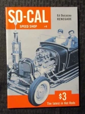 SO-CAL SPEED SHOP Catalog Magazine #4 VF- 7.5 Ed Ducazua / Renegade
