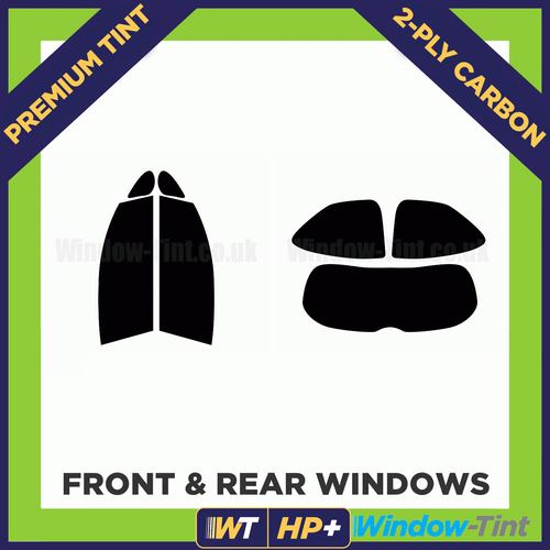 For Toyota Auris 3-door Hatchback 06-12 Carbon Pre Cut Window Tint Full 2-ply - Picture 2 of 10