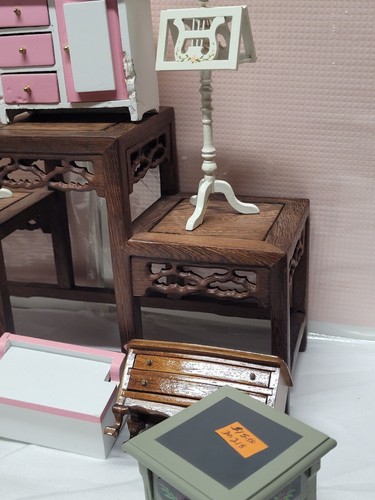 1 lot OF BROKEN General purpose Wooden Doll House items *NEED REPAIR* 1:12 - Picture 5 of 18