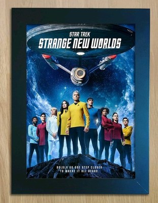 Star Trek Strange New Worlds Staffel 4 Promotiona Gerahmtes A3 Poster Brandneu 