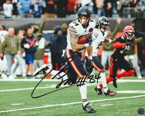 Colston Loveland Signed Autographed Chicago Bears NFL 8x10 Photo/COA/Hologram