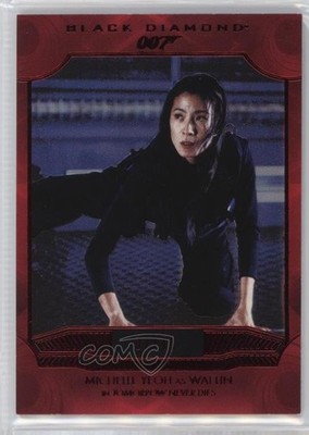 2025 James Bond Black Diamond Red Spectrum /49 Michelle Yeoh as Wai Lin #70 k0q
