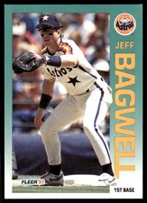 Jeff Bagwell 1992 Fleer #425 Houston Astros MLB READ FREE SHIPPING AutographDen