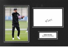 Fabian Hurzeler signed 12x8 Foto Display Brighton & Hove Albion Autogramm COA