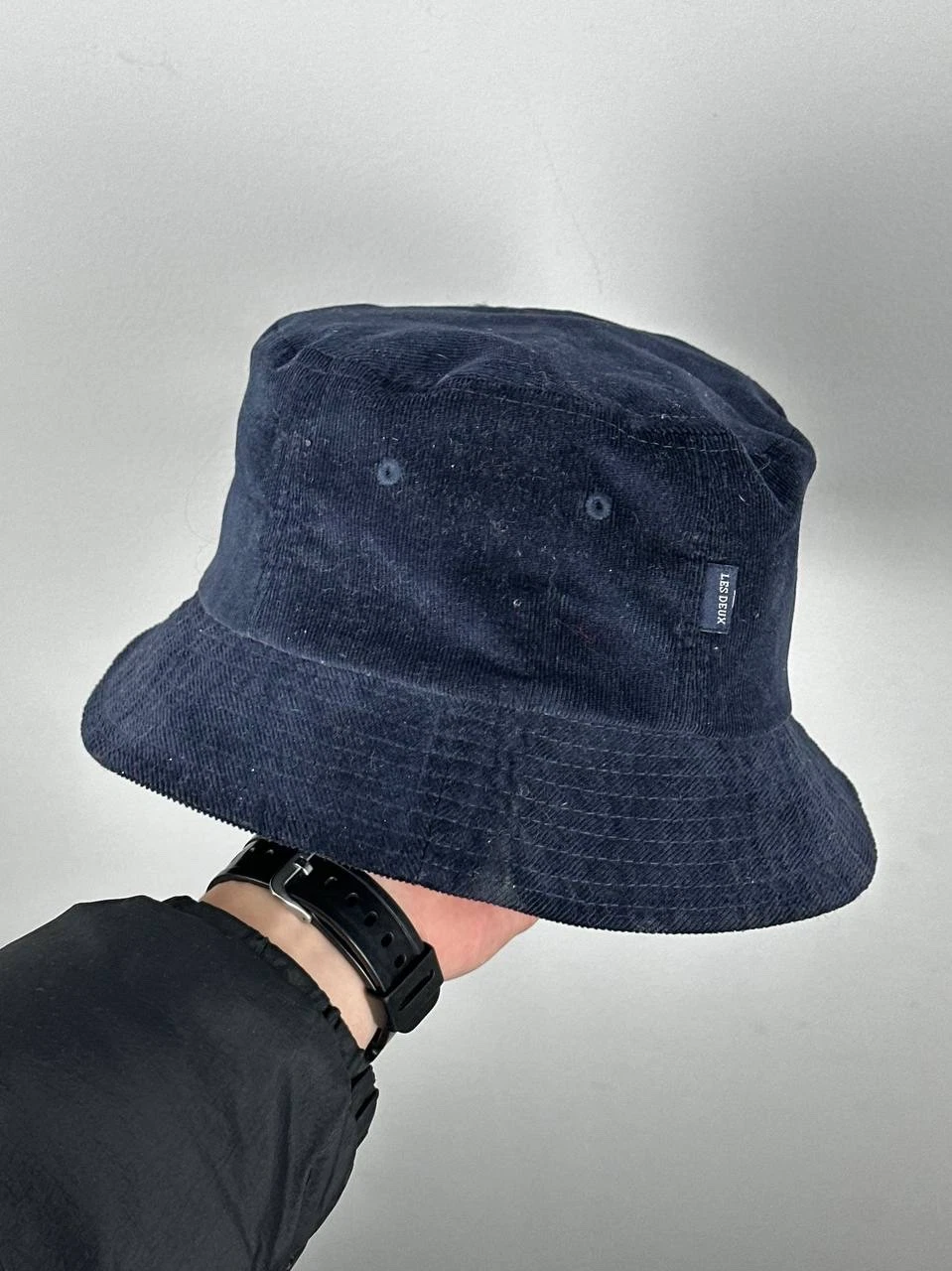 Les Deux Navy Corduroy Bucket Hat Streetwear