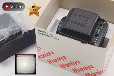 [NEUWERTIG in BOX] mit Riemen Mamiya RB67 Pro SD Mittelformat 120 Film Rückse...