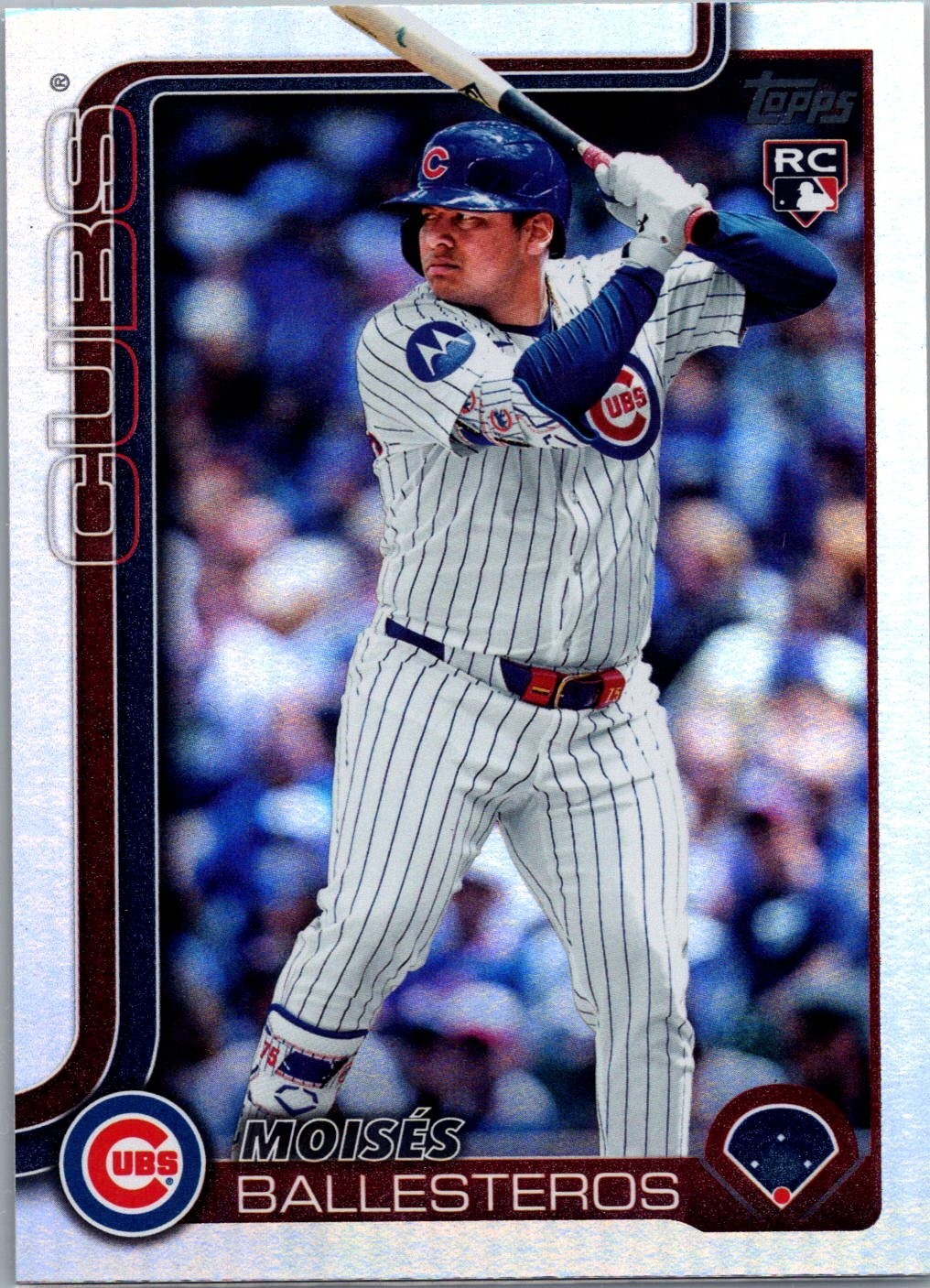 2025 Topps Update Series - Moises Ballesteros #US262 Rainbow Foil (RC)