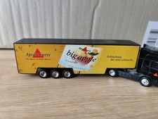 LKW Modell Werbetruck Apollinaris big apple Scania Sattelzug  1:87 Schwarz