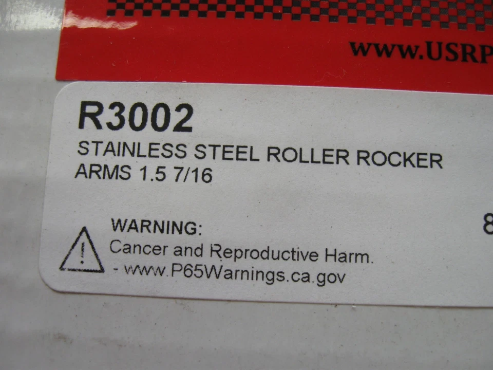 Racing Power Company R3002 Stainless Steel Roller Rocker Arm 1.5 Ratio 7/16 Stud - Image 2 of 3