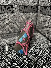 💀Swag Golf⛳️ Real Leather Concentric Skulls (1 of 1) BLADE COVER  -NOOB!!