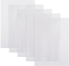 Fursuit Eye Mesh, 5 Sheets 0.5Mm White Buckram Mesh, 11.8In X 7.87In Waterproof