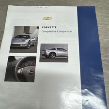 2009 Chevrolet Corvette Competitive Comparison - Sales Consultants Ref Guide 2009 Chevrolet Corvette Competitive Comparison - Sales Consultants Ref Guide