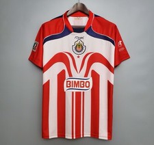 Chivas Del Guadalajara Retro 2006-07 Red Home Jersey Sz 2XL 
