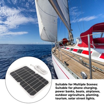 5W5V Solar Panel with Type C Output Monocrystalline Efficient Portable Durable