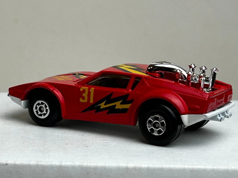 Matchbox Superfast No. 8 Grease Lightnin with Original Box, Nice - Image 4 of 4