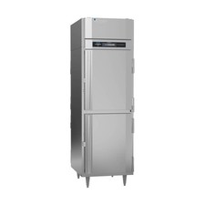 Victory RSA-1D-S1-PT-HD-HC 27" 1-Section Pass-Thru Refrigerator w/ 4 Solid Sw...