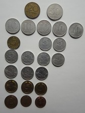Lot 22 German Coins 1949-J 5, 1968-A 50, 1969 20 Pfennig, 1980’s–90’s 1,2,5,10