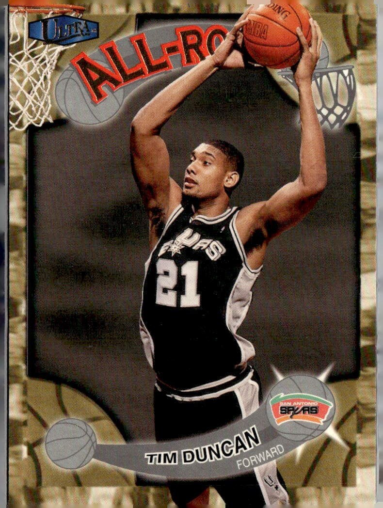 1997-98 Ultra #1 AR Tim Duncan All-Rookie