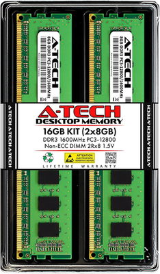 16GB (2X8Gb) DDR3 1600Mhz PC3-12800 CL11 DIMM 2Rx8 1.5V 240-Pin