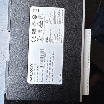   MOXA ioLogik E1210 Ethernet I/O interface