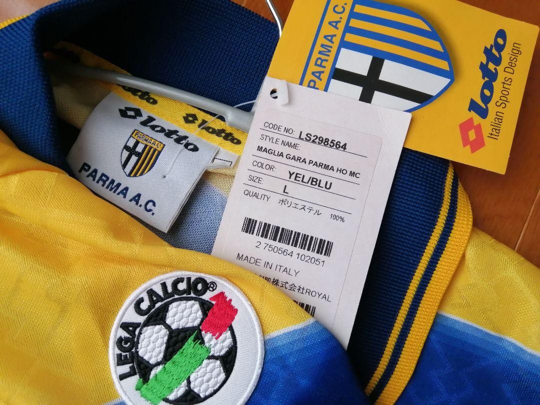 Vintage Cannavaro Parma 98/99 Size L Lotto Soccer Jersey Original