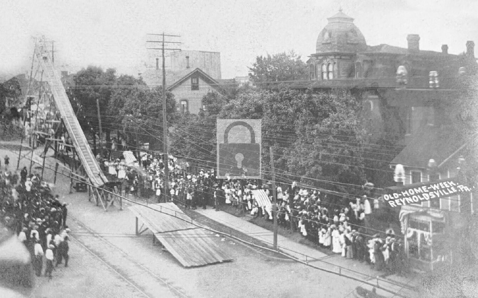 Stunt Jump Old Home Week Reynoldsville Pennsylvania PA - Rep