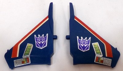 Vintage Thundercracker Jet G1 Transformers 2 Groß Rechts Links Flügel 1984 Teil