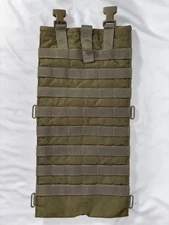 DAMAGED USMC 100oz Fluid Pouch Hydration Carrier Eagle Industries SFLCS Khaki