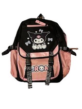 Hello Kitty Kuromi Backpack Sanrio Bows Purple Pink Black Kawaii NWOT Kawaii